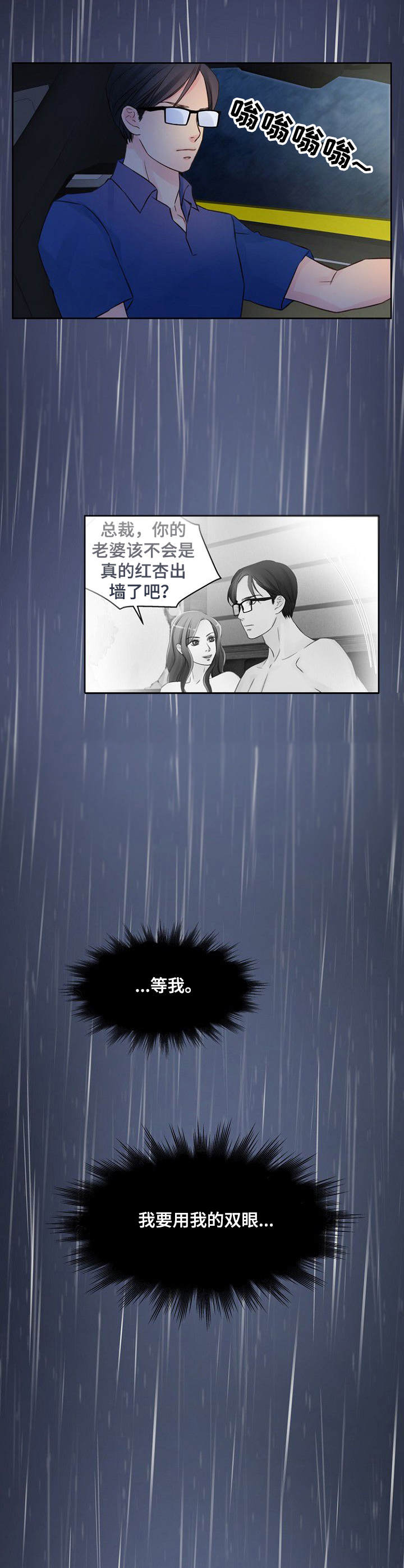 私人委托亲子鉴定机构漫画,第21章：倾盆大雨4图