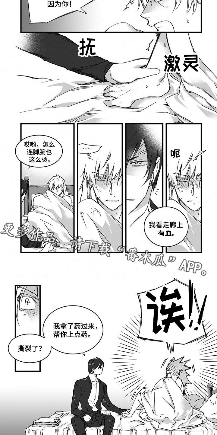 落魄王子被追杀漫画,第11章：上药5图