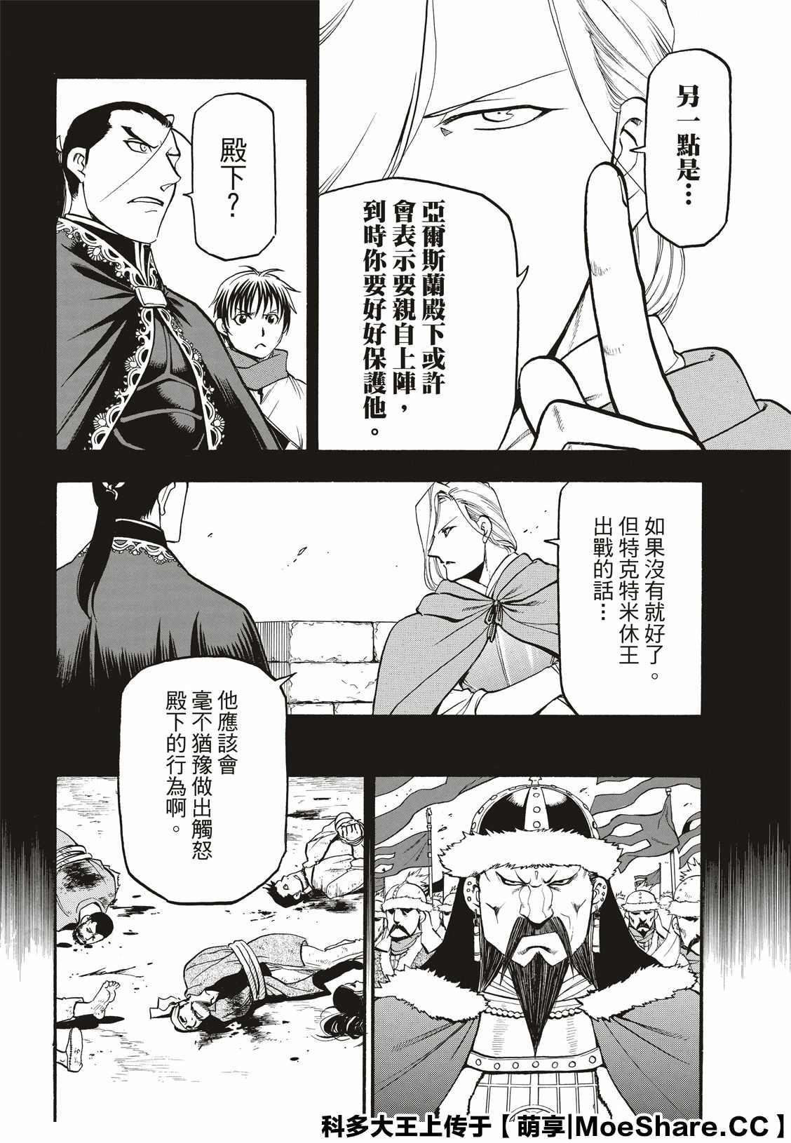 亚尔斯兰战记战斗漫画,第83话 特兰国王的挑衅2图